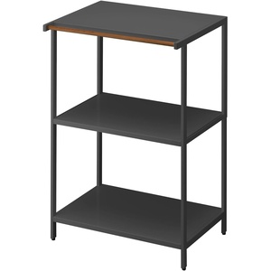 image:imageYAMAZAKI Home Tower Kitchen Appliance Storage Rack Metal Shelving Unit  Standing Organizer Heavy Duty Shelves  35Inch 35  SteelBlack