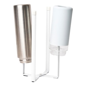 image:imageYAMAZAKI Home Tower Kitchen Multi Eco Stand  Multifunctional Plastic Bag Holder Bottle Dryer  Steel  Multiuse kitchen stand serves as plastic bag holder and bottle dryer Designed for convenient home organization CompactWhite