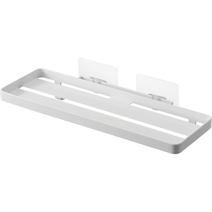 image:imageYAMAZAKI Home Tower SelfAdhesive Bathroom Sink Organizer Rack  Versatile Storage For Toothbrushes Makeup Hair Products  Easy Installation On Tile Plastic Metal  SpaceSaving Tray  SteelWhite
