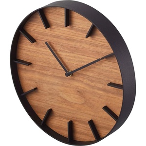 image:imageYAMAZAKI Home Wall Clock  Modern Wood Home Decoration Steel  Wood One Size Ash  Modern wood home decoration wall clock Designed for convenient home organization Helps keep everyday spaces organizedWalnut