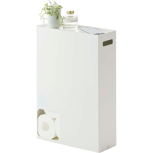 image:imageYamazaki Home Toilet Paper Stocker Bathroom Storage Dispenser Steel WhiteWhite