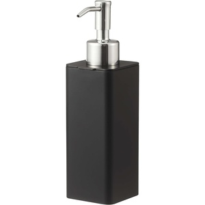 image:imageYamazaki Home Tower Self Adhesive Kitchen Soap Dispener Wall Or Sink Mounted Pump Dispenser for Hand Or Dish Soap  Abs PlasticBlack