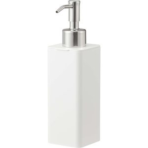image:imageYamazaki Home Tower Self Adhesive Kitchen Soap Dispener Wall Or Sink Mounted Pump Dispenser for Hand Or Dish Soap  Abs PlasticWhite