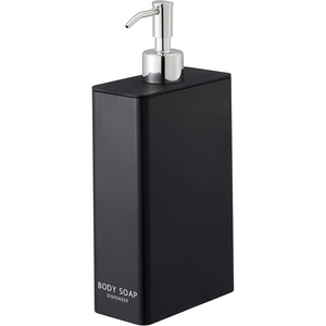 image:imageYamazaki Home Tower Shower Dispenser  Contemporary Bottle Pump  Shampoo Abs Plastic  24 Fluid Oz 700 MlBlack