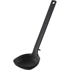 image:imageYamazaki Home Tower Silicone Kitchen Spoon Hygienic With Integrated Tool Rest Floating Clean Design  SiliconeLadle