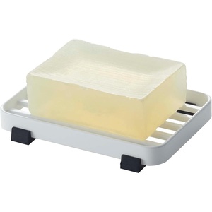 image:imageYamazaki Home Tower Soap Tray  Steel Holder Dish for Sink  SteelWhite