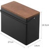 image:imageYAMAZAKI Home 3Tier First Aid Metal Box Medical Supplies Organizer White  Threetier first aid box for medical supplies Metal organizer features multicompartment storage Built for everyday useBlack