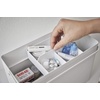 image:imageYAMAZAKI Home 3Tier First Aid Metal Box Medical Supplies Organizer White  Threetier first aid box for medical supplies Metal organizer features multicompartment storage Built for everyday useWhite