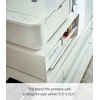 image:imageYAMAZAKI Home Desktop Printer Stand  Computer Accessory Office Organizer Steel One Size White  Desktop printer stand and computer accessory office organizer Spacesaving design with builtin wheels Easy to assembleWhite