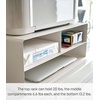 image:imageYAMAZAKI Home Desktop Printer Stand  Computer Accessory Office Organizer Steel One Size White  Desktop printer stand and computer accessory office organizer Spacesaving design with builtin wheels Easy to assembleWhite
