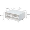 image:imageYAMAZAKI Home Desktop Printer Stand  Computer Accessory Office Organizer Steel One Size White  Desktop printer stand and computer accessory office organizer Spacesaving design with builtin wheels Easy to assembleWhite