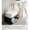 image:imageYAMAZAKI Home Desktop Printer Stand  Computer Accessory Office Organizer Steel One Size White  Desktop printer stand and computer accessory office organizer Spacesaving design with builtin wheels Easy to assembleBlack