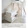 image:imageYAMAZAKI Home Desktop Printer Stand  Computer Accessory Office Organizer Steel One Size White  Desktop printer stand and computer accessory office organizer Spacesaving design with builtin wheels Easy to assembleWhite