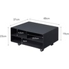 image:imageYAMAZAKI Home Desktop Printer Stand  Computer Accessory Office Organizer Steel One Size White  Desktop printer stand and computer accessory office organizer Spacesaving design with builtin wheels Easy to assembleBlack