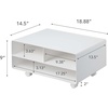 image:imageYAMAZAKI Home Desktop Printer Stand  Computer Accessory Office Organizer Steel One Size White  Desktop printer stand and computer accessory office organizer Spacesaving design with builtin wheels Easy to assembleWhite