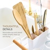 image:imageYAMAZAKI Home Dish Drying Rack  Modern White Dish Rack for Kitchen Counter with Removable Drying Tray and Cutlery Holder Steel  Wood Dish Drying Organizer  Steel  Wood   Modern dish drying rack organizer with steel and wood construction Small spacesaving design for kitchen countersWhite