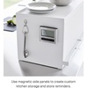 image:imageYAMAZAKI Home FrontOpening Kitchen Countertop Storage Rack  Compact Organizer With LiftUp Door For Spices Condiments amp Pantry Items  Modern Steel Cabinet For Small Spaces  SteelWhite