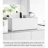 image:imageYAMAZAKI Home FrontOpening Kitchen Countertop Storage Rack  Compact Organizer With LiftUp Door For Spices Condiments amp Pantry Items  Modern Steel Cabinet For Small Spaces  SteelWhite