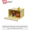 image:imageYAMAZAKI Home Modern Bread Box  Steel  Wood Countertop Bread Storage Container Large White Bread Box for Kitchen Countertop SpaceSaving Bread Keeper Easy Access Lid  Large bread box for kitchen countertops Features an easyaccess lid to keep bread fresh Perfect for modern home storageYellow