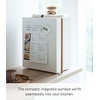 image:imageYAMAZAKI Home Modern Bread Box  Steel  Wood Countertop Bread Storage Container Large White Bread Box for Kitchen Countertop SpaceSaving Bread Keeper Easy Access Lid  Large bread box for kitchen countertops Features an easyaccess lid to keep bread fresh Perfect for modern home storageWhite