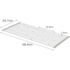 image:imageYAMAZAKI Home Plate Folding Sink Drainer Rack  Steel  Convenient folding sink drainer rack design Durable steel construction ensures stability over your basin Easy to cleanWhite