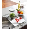 image:imageYAMAZAKI Home Plate Folding Sink Drainer Rack  Steel  Convenient folding sink drainer rack design Durable steel construction ensures stability over your basin Easy to cleanWhite