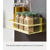 image:imageYAMAZAKI Home Plate Magnetic Spice Storage Rack Organizer for Fridge  SteelYellow