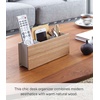 image:imageYAMAZAKI Home Rin Desk Organizer  Tv Remote Control And Pen Holder  Small  Steel  WoodAsh