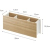 image:imageYAMAZAKI Home Rin Desk Organizer  Tv Remote Control And Pen Holder  Small  Steel  WoodAsh