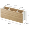 image:imageYAMAZAKI Home Rin Desk Organizer  Tv Remote Control And Pen Holder  Small  Steel  WoodAsh