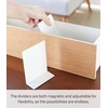 image:imageYAMAZAKI Home Rin Desk Organizer  Tv Remote Control And Pen Holder  Small  Steel  WoodAsh