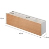 image:imageYAMAZAKI Home Rin Desk Organizer  Tv Remote Control And Pen Holder  Small  Steel  WoodAsh
