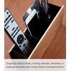 image:imageYAMAZAKI Home Rin Desk Organizer  Tv Remote Control And Pen Holder  Small  Steel  WoodWalnut