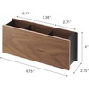 image:imageYAMAZAKI Home Rin Desk Organizer  Tv Remote Control And Pen Holder  Small  Steel  WoodWalnut