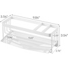 image:imageYAMAZAKI Home SelfDraining Sponge and Soap Bottle Sink Organizer White  Kitchen sink organizer metal holder keeps countertops tidy A smart fit for modern homes Adds practical everyday storageWhite
