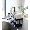 image:imageYAMAZAKI Home SelfDraining Sponge and Soap Bottle Sink Organizer White  Kitchen sink organizer metal holder keeps countertops tidy A smart fit for modern homes Adds practical everyday storageBlack