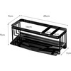 image:imageYAMAZAKI Home SelfDraining Sponge and Soap Bottle Sink Organizer White  Kitchen sink organizer metal holder keeps countertops tidy A smart fit for modern homes Adds practical everyday storageBlack
