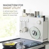 image:imageYAMAZAKI Home Sliding Drawer Seasoning Rack  Pull Out Spice Rack for Countertop Steel Kitchen Organizer with Magnetic Panels Modern Spice Storage Drawer Black Easy Access Design  Countertop steel spice rack with smooth pullout sliding drawer and magnetic panels Modern spacesaving design for kitchenWhite