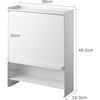 image:imageYAMAZAKI Home Spice Rack Large MultiTier with Door Metal Shelves White  Large kitchen seasoning and condiments spice rack features a concealable design with a door A smart fit for modern homesWhite