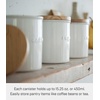 image:imageYAMAZAKI Home Tosca Ceramic Canister  Dry Food Kitchen Storage Container Organizer  Sugar  1525 Oz 450 MlCoffee
