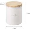 image:imageYAMAZAKI Home Tosca Ceramic Canister  Dry Food Kitchen Storage Container Organizer  Sugar  1525 Oz 450 MlSalt