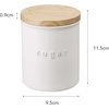 image:imageYAMAZAKI Home Tosca Ceramic Canister  Dry Food Kitchen Storage Container Organizer  Sugar  1525 Oz 450 MlSuger