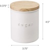 image:imageYAMAZAKI Home Tosca Ceramic Canister  Dry Food Kitchen Storage Container Organizer  Sugar  1525 Oz 450 MlSuger