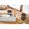 image:imageYAMAZAKI Home Tosca Desk Organizer  Stationary Holder For Office amp School Supplies  Caddy  Steel  WoodModern
