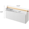 image:imageYAMAZAKI Home Tosca Desk Organizer  Stationary Holder For Office amp School Supplies  Caddy  Steel  WoodModern