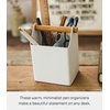 image:imageYAMAZAKI Home Tosca Desk Organizer  Stationary Holder For Office amp School Supplies  Pens  Steel  Wood  Stationary holder for office amp school supplies Durable steel and wood construction Compact spacesaving desk organizerOne Size