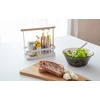 image:imageYAMAZAKI Home Tosca Spice Rack  Steel  Wood  Slim minimalist steel spice rack with a practical wooden handle A smart fit for modern homes Keeps essentials organizedWhite
