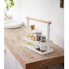 image:imageYAMAZAKI Home Tosca Spice Rack  Steel  Wood  Slim minimalist steel spice rack with a practical wooden handle A smart fit for modern homes Keeps essentials organizedWhite