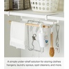 image:imageYAMAZAKI Home Tosca UnderShelf Hanger Holder  Laundry Hanging Storage Rack Organizer  Steel  WoodOne Size