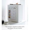 image:imageYAMAZAKI Home Tower Bread Box Keeper Holder Container Metal Bread Holder Saver Slim Space Saving Counter Storage  Horizontal  Steel  Sleek metal bread holder and saver container Slim spacesaving design fits countertops Adds practical everyday storageWhite
